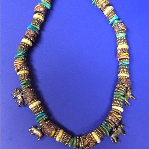 Fun African themed necklace